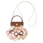 LONGCHAMP LE PLIAGE FILET RAPHIA SAC PORTÉ DE TRAVERS XS ÉCRU