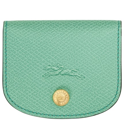 LONGCHAMP LE PLIAGE ÉPURE PORTE-CARTES MENTHE