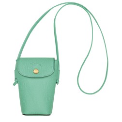 LONGCHAMP ÉPURE POCHETTE TÉLÉPHONE AVEC CORDON MENTHE
