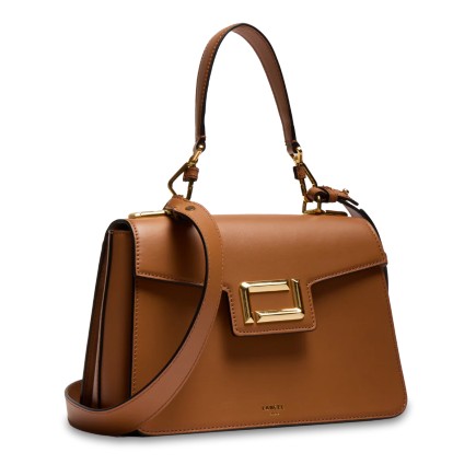 SAC PORTÉ MAIN M ANGÈLE DE LANCEL CAMEL