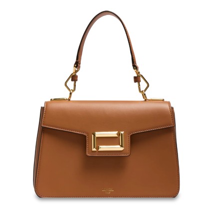 SAC PORTÉ MAIN M ANGÈLE DE LANCEL CAMEL