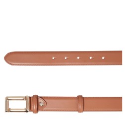 CEINTURE MIXTE ANGÉLE DE LANCEL CAMEL