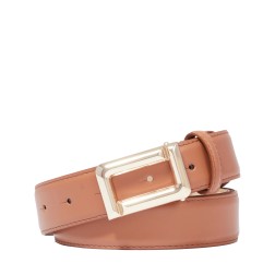 CEINTURE MIXTE ANGÉLE DE LANCEL CAMEL