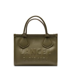 SAC CABAS ZIPPÉ S JOUR DE LANCEL KAKI FONCÉ