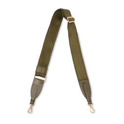 BCBG DE LANCEL BANDOULIÈRE RÉGLABLE KAKI FONCÉ