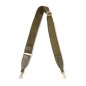BCBG DE LANCEL BANDOULIÈRE RÉGLABLE KAKI FONCÉ