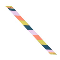 BANDEAU DE SOIE MOTIF PARASOL MULTICOLORE LANCEL