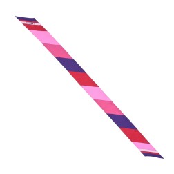 BANDEAU DE SOIE MOTIF PARASOL MULTI SORBET LANCEL