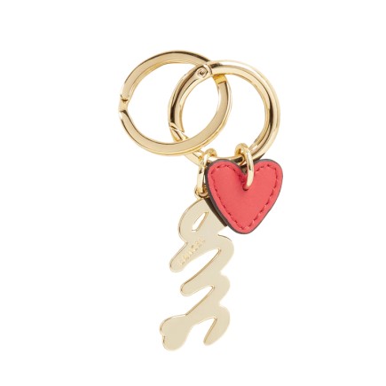 PORTE-CLÉS "OUI" SAINT VALENTINE NEW ROUGE LANCEL