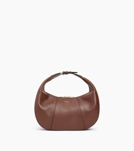 PETIT SAC HOBO JULIETTE MARRON ÉBÈNE LE TANNEUR