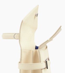 SAC À MAIN DOUBLE RABAT ÉMILIE FLEUR DE SEL LE TANNEUR