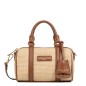 PETIT SAC POLOCHON MINI OSIER COGNAC LANCASTER