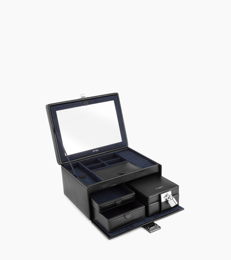 COFFRET BIJOUX GM NOIR LE TANNEUR