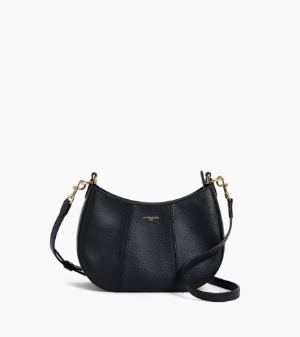 PETIT SAC DEMI-LUNE JULIETTE NOIR LE TANNEUR