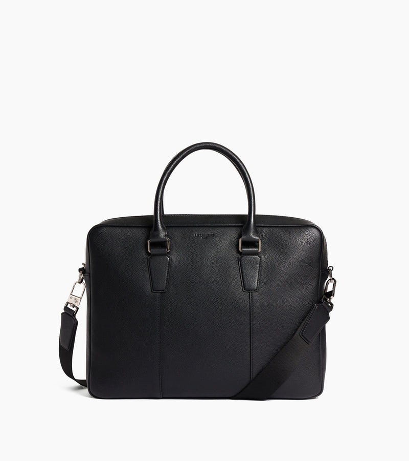 PORTE DOCUMENTS 15" MARCEAU NOIR LE TANNEUR