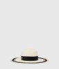 CHAPEAU DE SOLEIL K/SIGNATURE M/L BLANC/NOIR KL