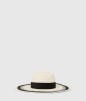 CHAPEAU DE SOLEIL K/SIGNATURE M/L BLANC/NOIR KL