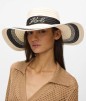CHAPEAU DE SOLEIL K/SIGNATURE M/L BLANC/NOIR KL