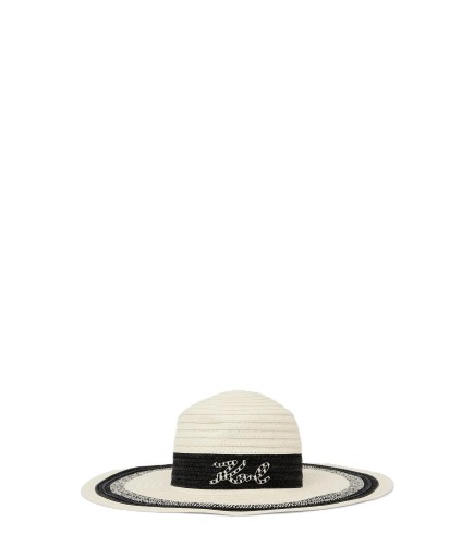 CHAPEAU DE SOLEIL K/SIGNATURE M/L BLANC/NOIR KL