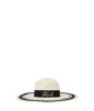 CHAPEAU DE SOLEIL K/SIGNATURE M/L BLANC/NOIR KL