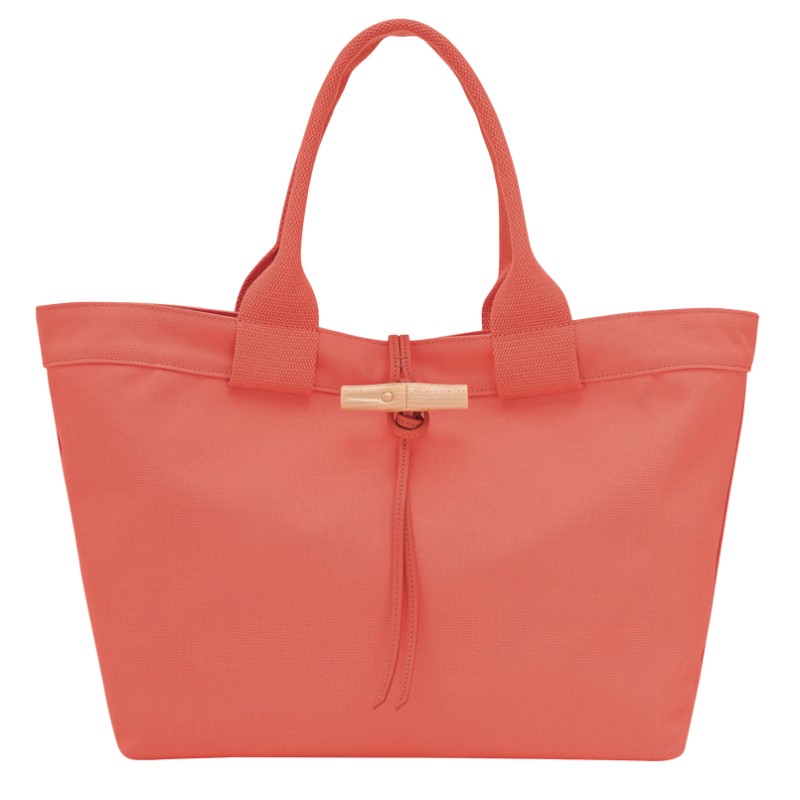 LONGCHAMP LE ROSEAU TOILE SAC CABAS L SUNSET