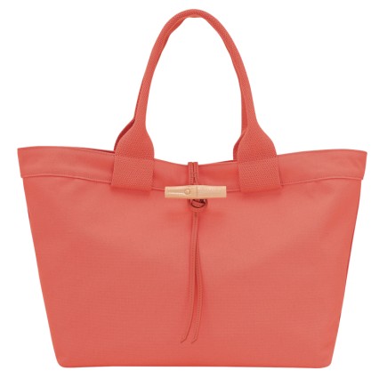 LONGCHAMP LE ROSEAU TOILE SAC CABAS L SUNSET