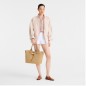 LONGCHAMP LE ROSEAU TOILE SAC CABAS L DÉSERT