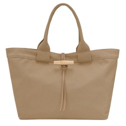 LONGCHAMP LE ROSEAU TOILE SAC CABAS L DÉSERT