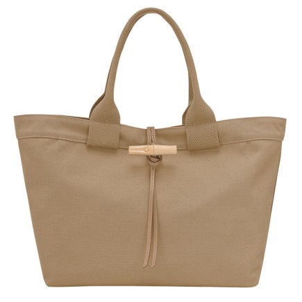 LONGCHAMP LE ROSEAU TOILE SAC CABAS L DÉSERT