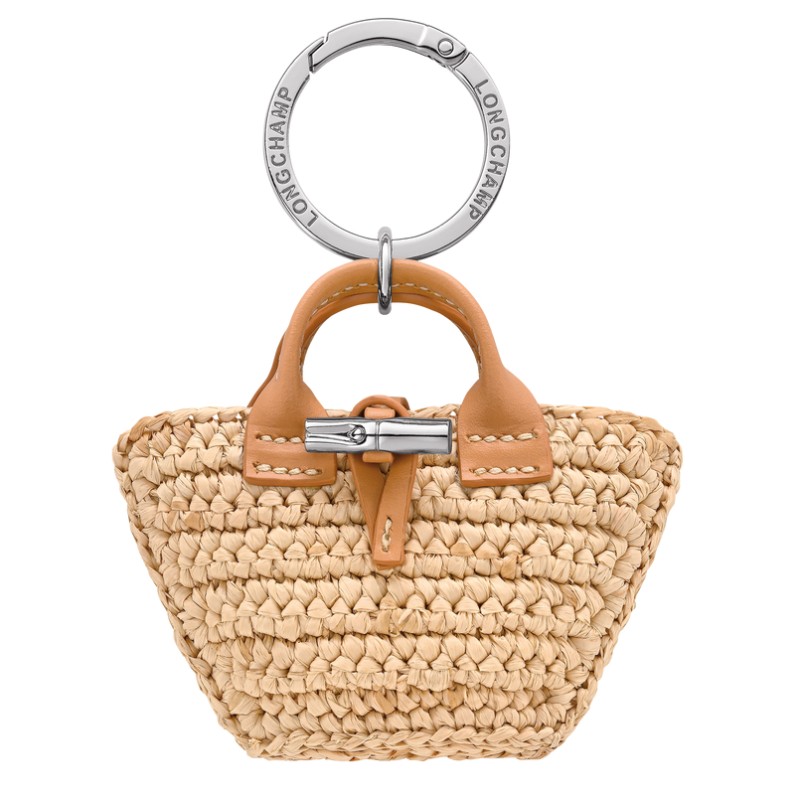 LONGCHAMP LE ROSEAU RAPHIA PORTE-CLÉS VÉGÉTAL LONGCHAMP LE ROSEAU RAPHIA PORTE-CLÉS VÉGÉTAL