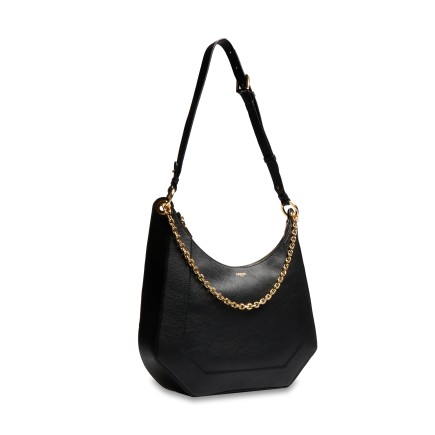 SAC ZIPPÉ L DOUBLE PORTÉ CROISETTE  DE LANCEL NOIR
