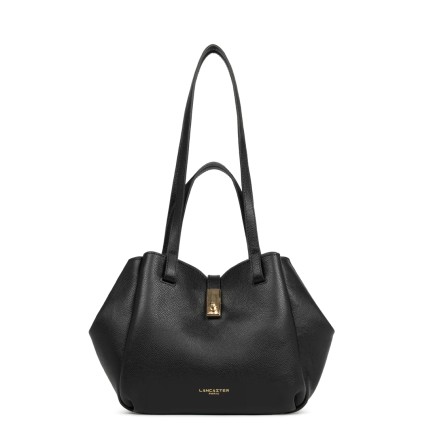 SAC CABAS ÉPAULE MILANO HORIZON NOIR LANCASTER