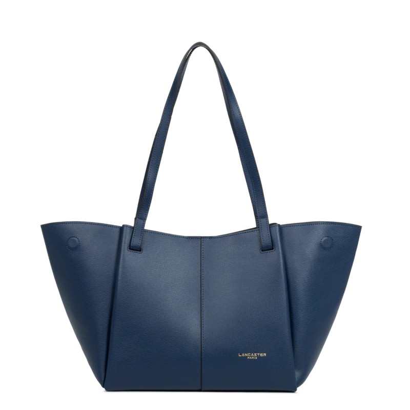 GRAND SAC CABAS ÉPAULE SIERRA HAUS BLEU FONCÉ LANCASTER