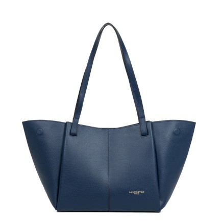 GRAND SAC CABAS ÉPAULE SIERRA HAUS BLEU FONCÉ LANCASTER