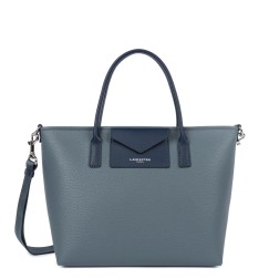 SAC CABAS MAIN MAYA DOUBLE KBA BLEU GIVRÉ LANCASTER