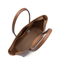 SAC CABAS ÉPAULE MAYA DOUBLE KBA MOKA LANCASTER