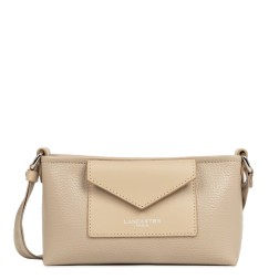SAC CABAS MAIN MAYA DOUBLE KBA BEIGE FONCÉ LANCASTER