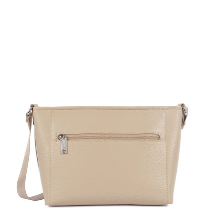 SAC TROTTEUR MAYA DOUBLE KBA BEIGE FONCÉ LANCASTER