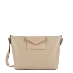 SAC TROTTEUR MAYA DOUBLE KBA BEIGE FONCÉ LANCASTER