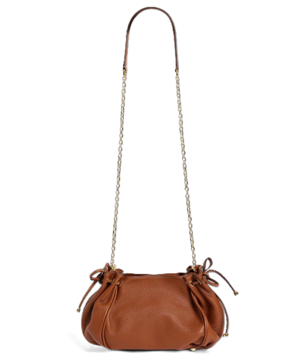 SAC EN CUIR GRAINÉ LE MINI 24 TAN DAREL