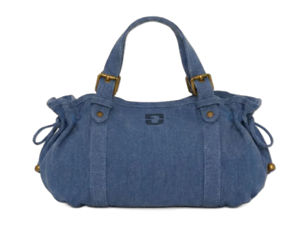 SAC À MAIN EN TOILE LAVÉE 18H OUTREMER DAREL