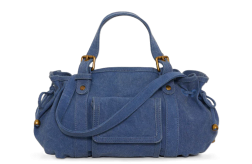 SAC À MAIN EN TOILE LAVÉE 18H OUTREMER DAREL