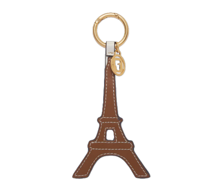 CHARM EN CUIR PARIS GD COGNAC DAREL