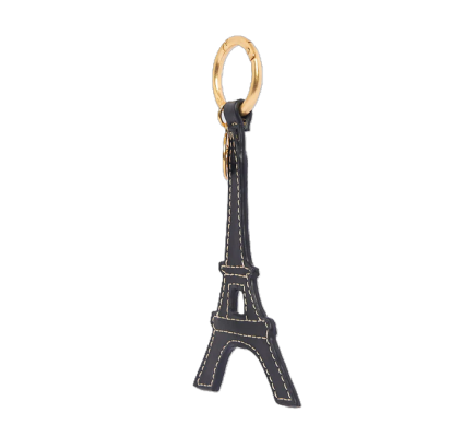 CHARM EN CUIR PARIS GD NOIR DAREL