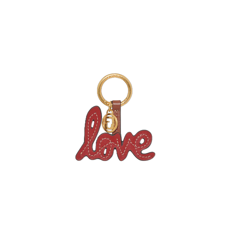 CHARM EN CUIR LOVE ROUGE DAREL