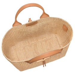 LONGCHAMP LE ROSEAU RAPHIA SAC À MAIN VÉGÉTAL
