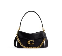 SAC ÉPAULE AVEC CHAÎNE TABBY 26 NOIR COACH