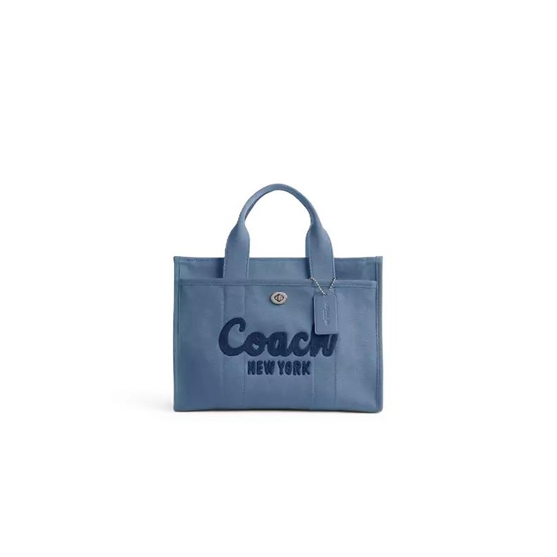 CABAS CARGO BLEU ARDOISE COACH