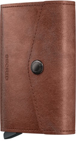 ENVELOPPE WALLET VINTAGE SECRID COGNAC