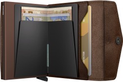ENVELOPPE WALLET VINTAGE SECRID CHOCOLAT